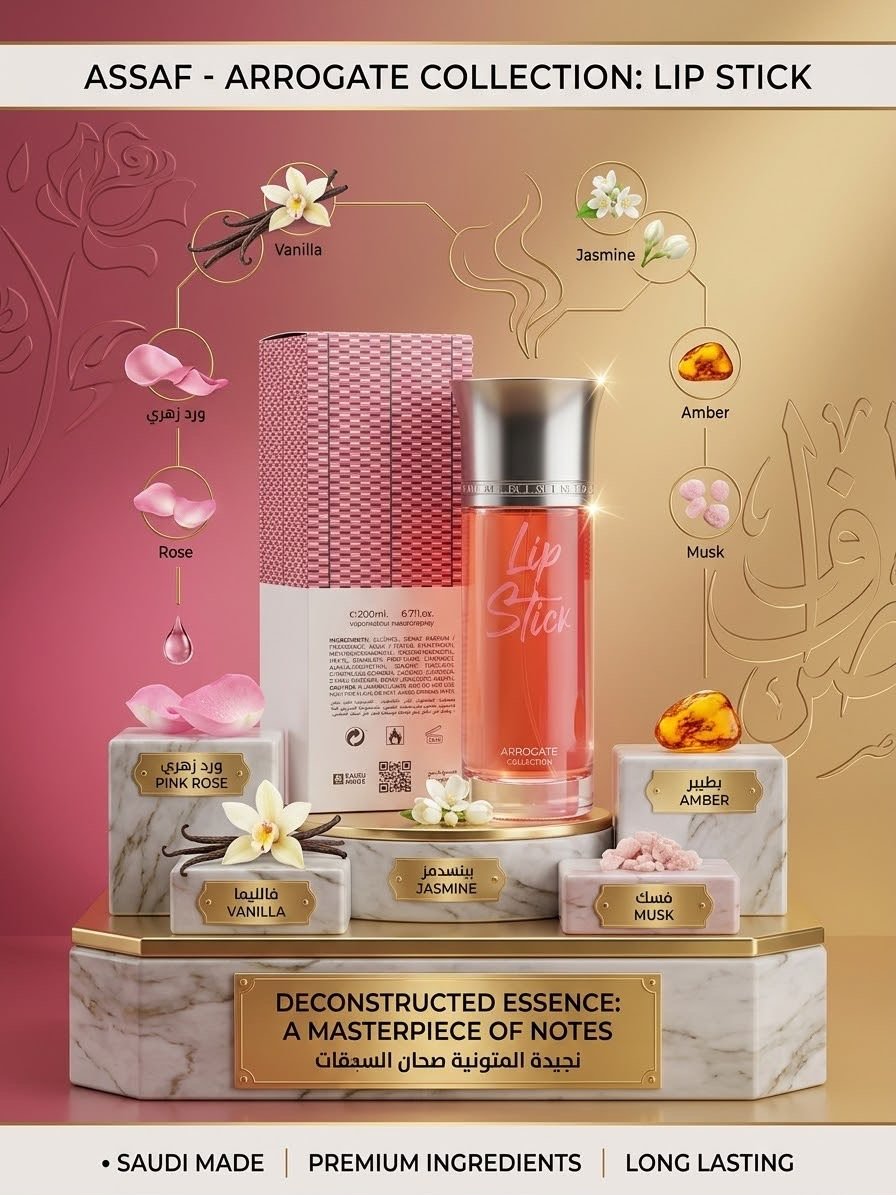 5af65abe-ce8a-47d1-82f0-fe99f78c8c42 عطر Lip Stick Arrogate Collection (ASSAF). - الصورة 1